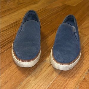Navy blue UGG slip ons